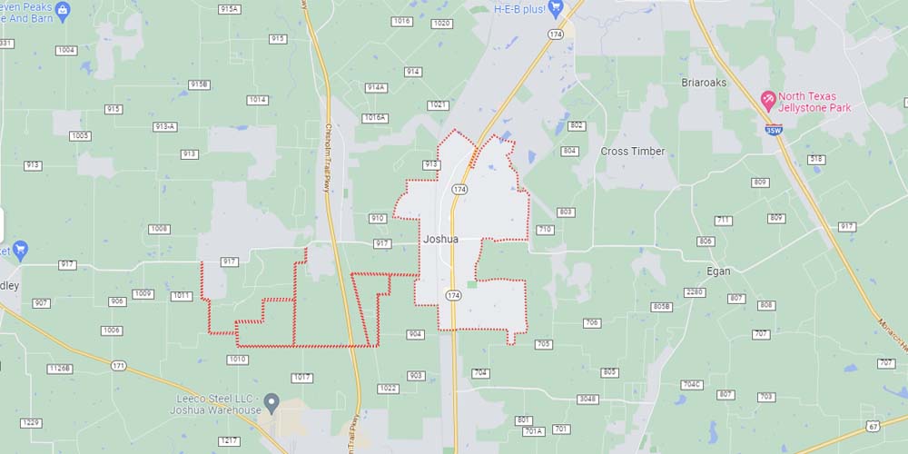 Joshua Texas Map Joshua Texas Map